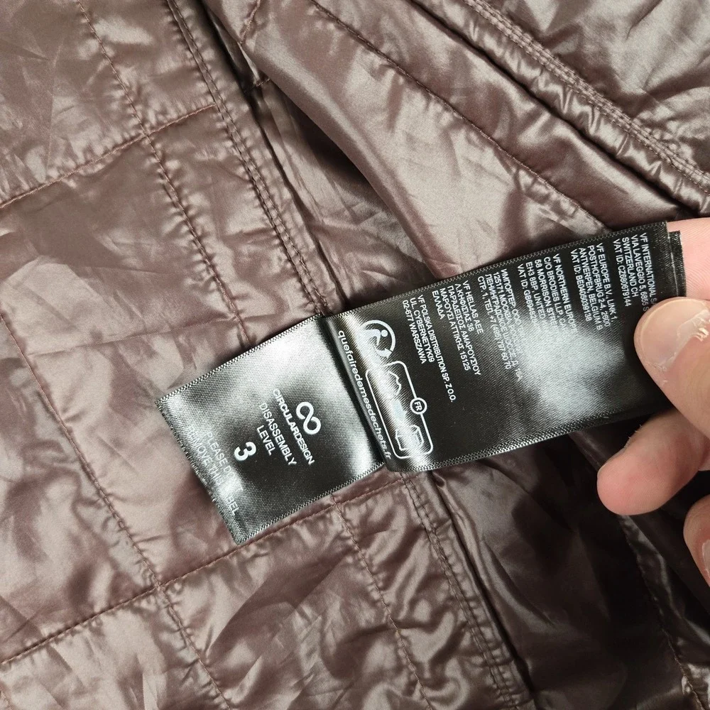 The North Face Circaloft Jacket Mens XL Brown Full Zip Insulated Puffer NF0A84HK